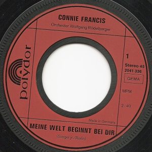 Connie Francis - Meine Welt Beginnt Bei Dir - Afbeelding 3