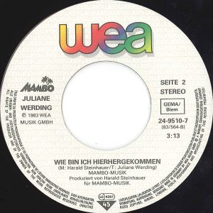 Juliane Werding - Geh Nicht In Die Stadt (Heut Nacht) - Afbeelding 4