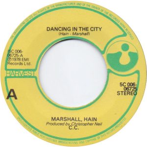 Marshall Hain - Dancing In The City - Afbeelding 3