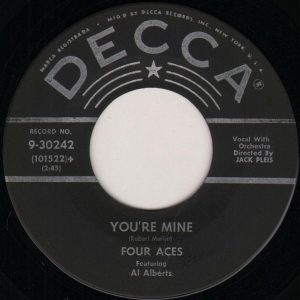 The Four Aces - Bahama Mama / You're Mine - Afbeelding 2