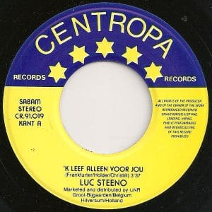 Luc Steeno - 'K Leef Alleen Voor Jou - Afbeelding 3