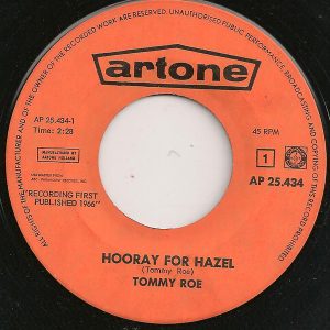 Tommy Roe - Hooray For Hazel / Where Were You When I Needed You - Afbeelding 3