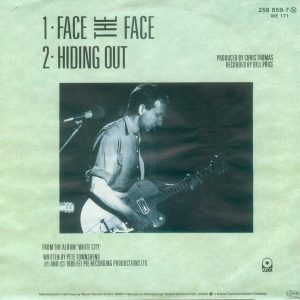 Pete Townshend - Face The Face - Afbeelding 2