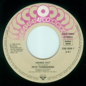 Pete Townshend - Face The Face - Afbeelding 4