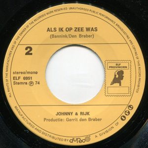 Johnny & Rijk - Vader's Fanfare / Als Ik Op Zee Was - Afbeelding 4