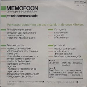 Various - Memofoon, De Knappe Druktoetstelefoon - Afbeelding 2