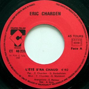 Eric Charden - L'été S'ra Chaud - Afbeelding 3