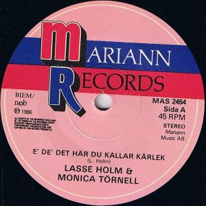 Lasse Holm Och Monica Törnell - E' De' Det Här Du Kallar Kärlek - Afbeelding 3