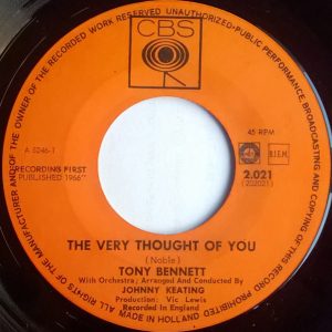 Tony Bennett - The Very Thought Of You / Sleepy Time Gal - Afbeelding 3