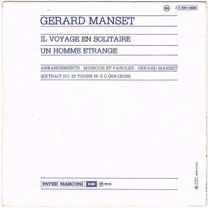 Gérard Manset - Il Voyage En Solitaire - Afbeelding 2