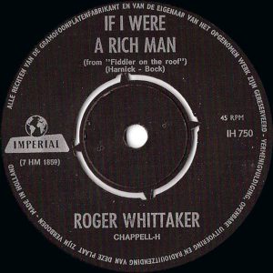 Roger Whittaker - If  I Were A Rich Man / Are You Thinking - Afbeelding 2