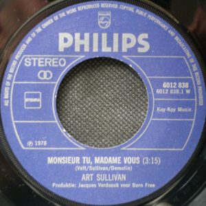 Art Sullivan - Monsieur Tu, Madame Vous - Afbeelding 2