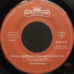 Reinhard Mey - Diplomatenjagd / Komm, Gieß Mein Glas Noch Einmal Ein - Afbeelding 4