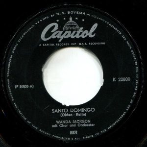 Wanda Jackson - Santo Domingo / Oh, Blacky Joe - Afbeelding 3