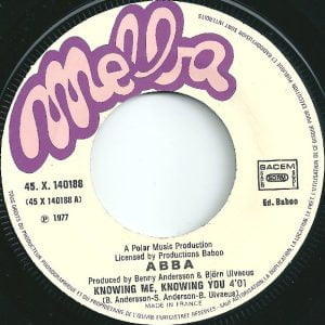 ABBA - Knowing Me, Knowing You / Happy Hawaii - Afbeelding 3