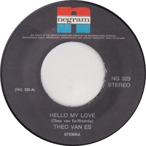 Theo van Es - Hello My Love - Afbeelding 3