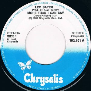 Leo Sayer - More Than I Can Say - Afbeelding 3