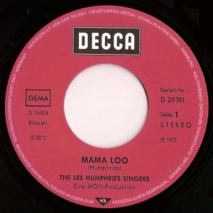 Les Humphries Singers - Mama Loo - Afbeelding 2