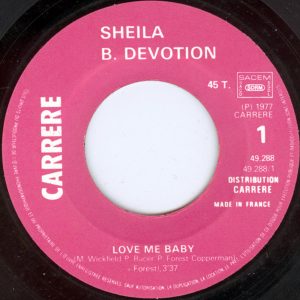 Sheila & B. Devotion - Love Me Baby - Afbeelding 3