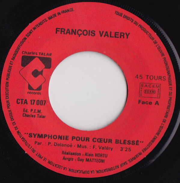 François Valéry - Symphonie Pour Cœur Blessé 3 François Valéry - Symphonie Pour Cœur Blessé