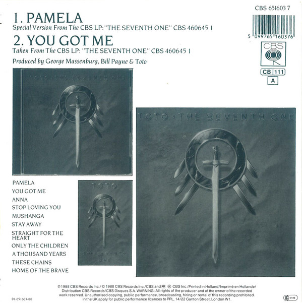Toto - Pamela 2 Toto - Pamela