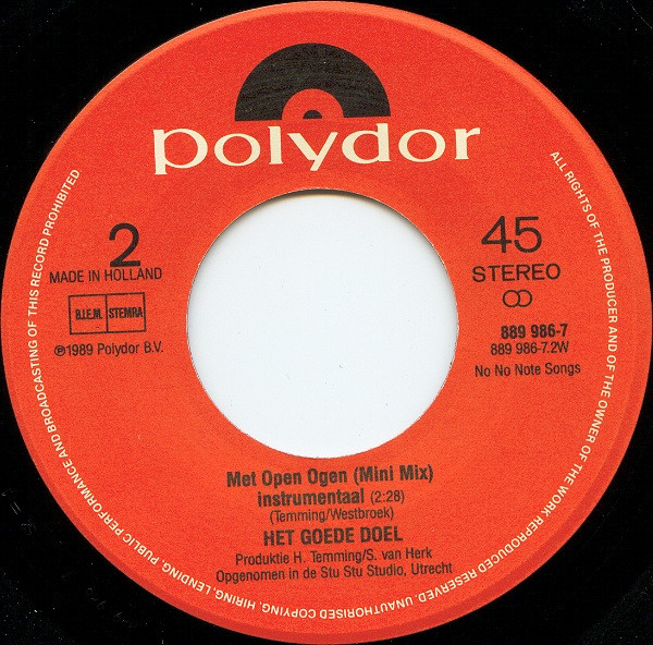 Het Goede Doel - Met Open Ogen (Mini Mix) 4 Het Goede Doel - Met Open Ogen (Mini Mix)
