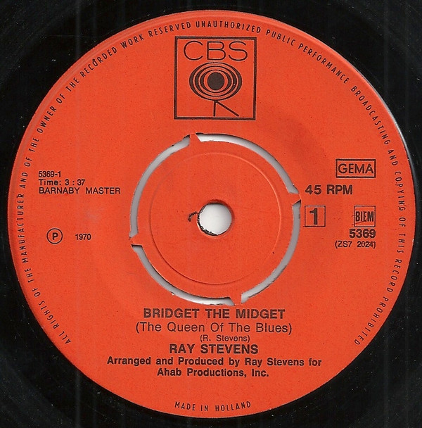 Ray Stevens - Bridget The Midget 3 Ray Stevens - Bridget The Midget