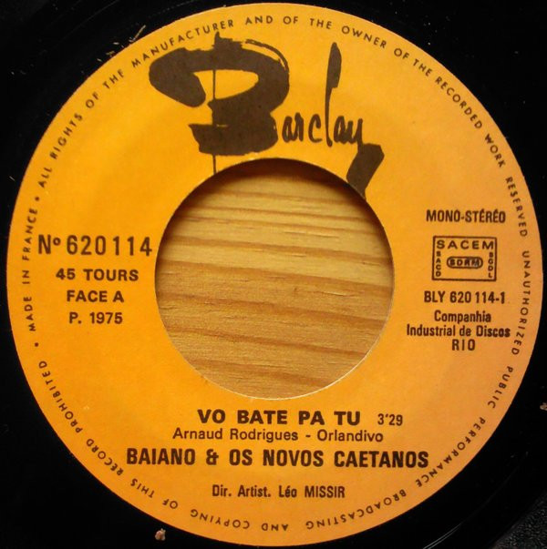 Baiano & Os Novos Caetanos - Vo Bate Pa Tu 3 Baiano & Os Novos Caetanos - Vo Bate Pa Tu