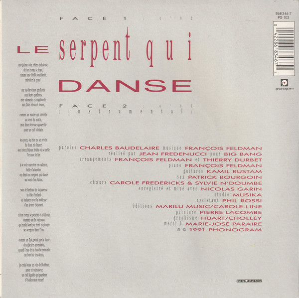 François Feldman - Le Serpent Qui Danse 2 François Feldman - Le Serpent Qui Danse
