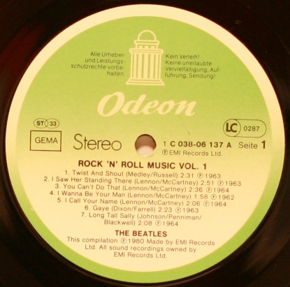 The Beatles - Rock 'n' Roll Music, Volume 1 3 The Beatles - Rock 'n' Roll Music, Volume 1