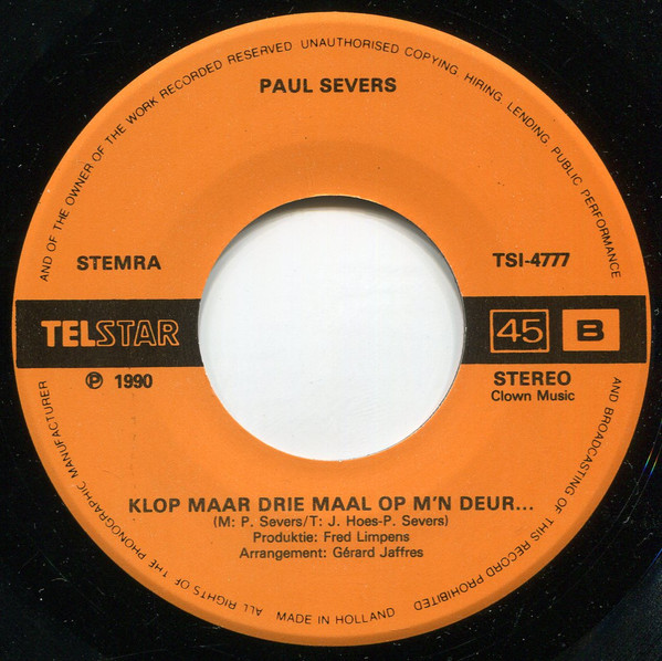 Paul Severs - Ik Heb Gedroomd Van Jou 4 Paul Severs - Ik Heb Gedroomd Van Jou