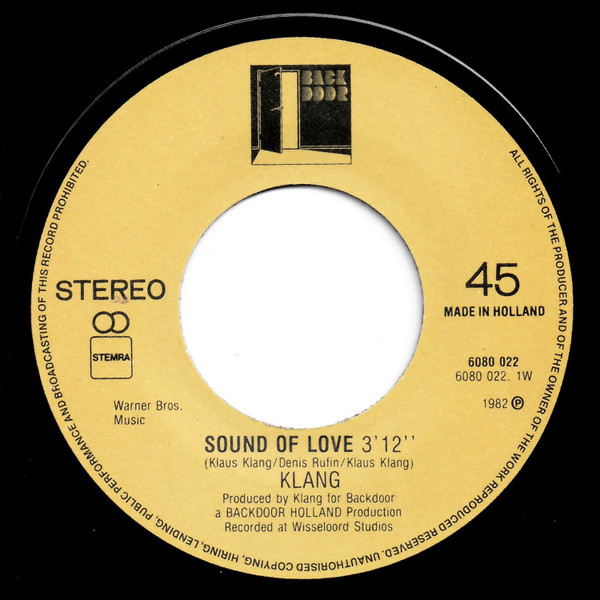 Klang (3) - Sound Of Love 3 Klang (3) - Sound Of Love