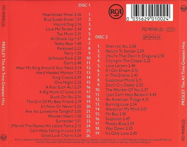 Elvis Presley - The All Time Greatest Hits 2 Elvis Presley - The All Time Greatest Hits