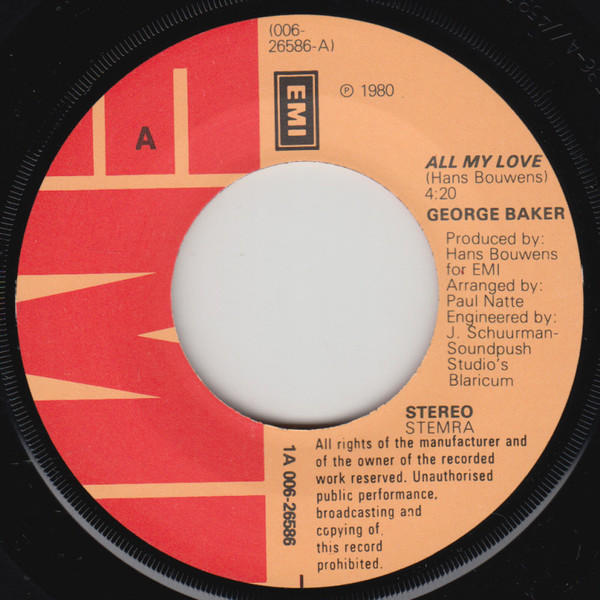 George Baker - All My Love 4 George Baker - All My Love