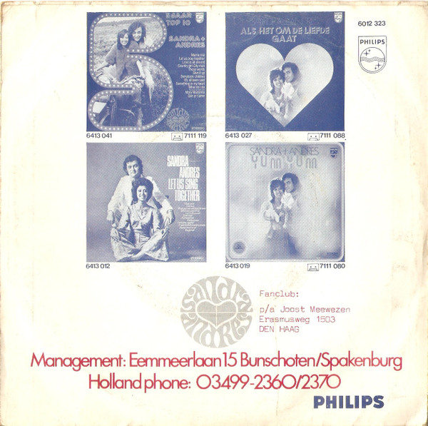 Sandra & Andres - Aime-Moi (Love Me) 2 Sandra & Andres - Aime-Moi (Love Me)