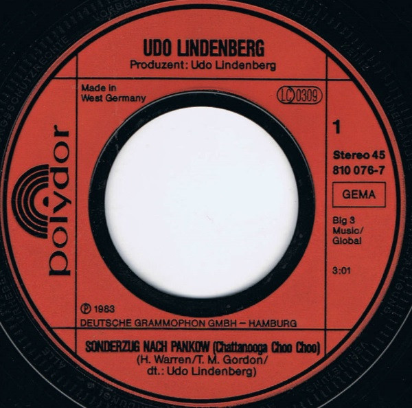 Udo Lindenberg - Sonderzug Nach Pankow 3 Udo Lindenberg - Sonderzug Nach Pankow