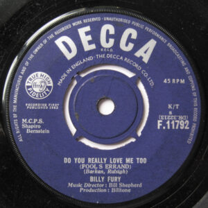Billy Fury - Do You Really Love Me Too (Fool’s Errand)