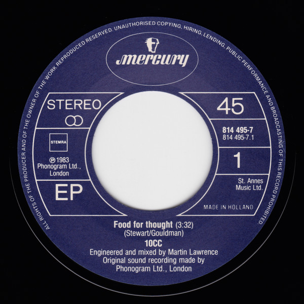 10cc - Food For Thought 3 10cc - Food For Thought