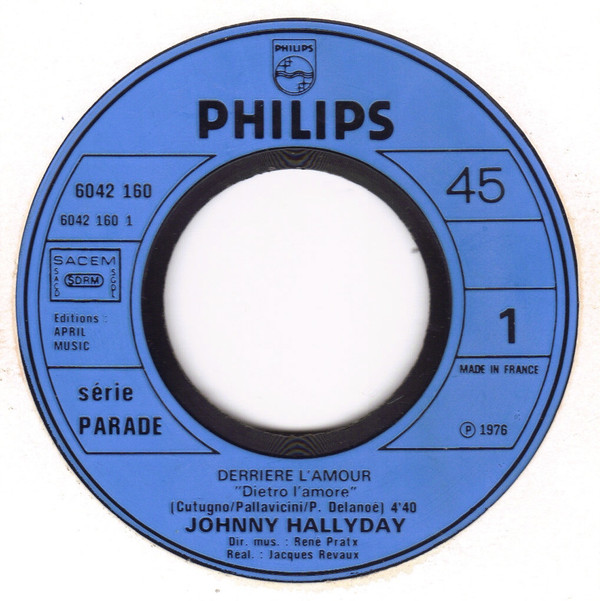 Johnny Hallyday - Derrière L'amour 3 Johnny Hallyday - Derrière L'amour