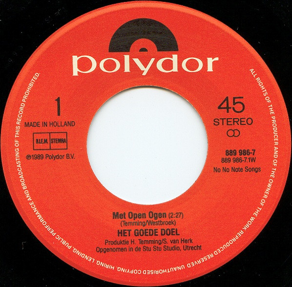 Het Goede Doel - Met Open Ogen (Mini Mix) 3 Het Goede Doel - Met Open Ogen (Mini Mix)