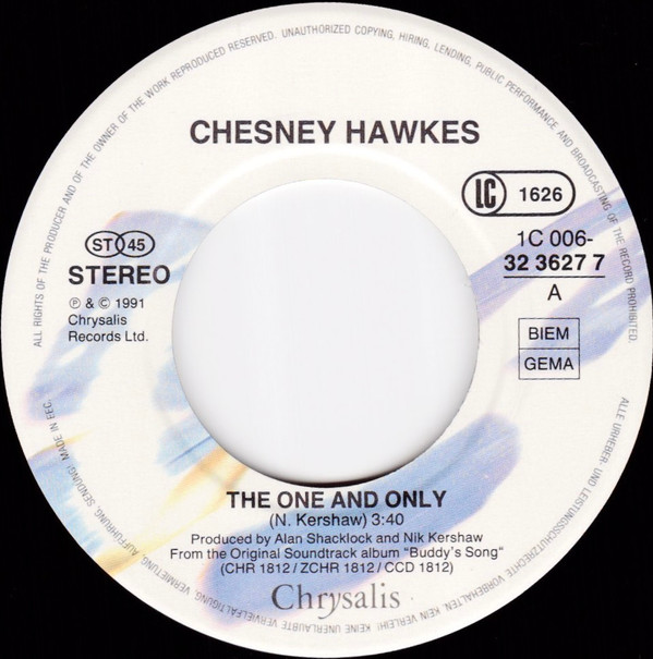 Chesney Hawkes - The One And Only 3 Chesney Hawkes - The One And Only