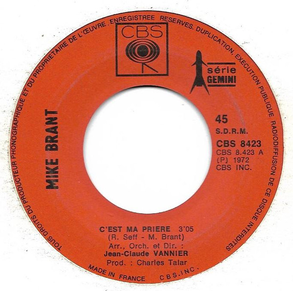 Mike Brant - C'est Ma Prière 3 Mike Brant - C'est Ma Prière
