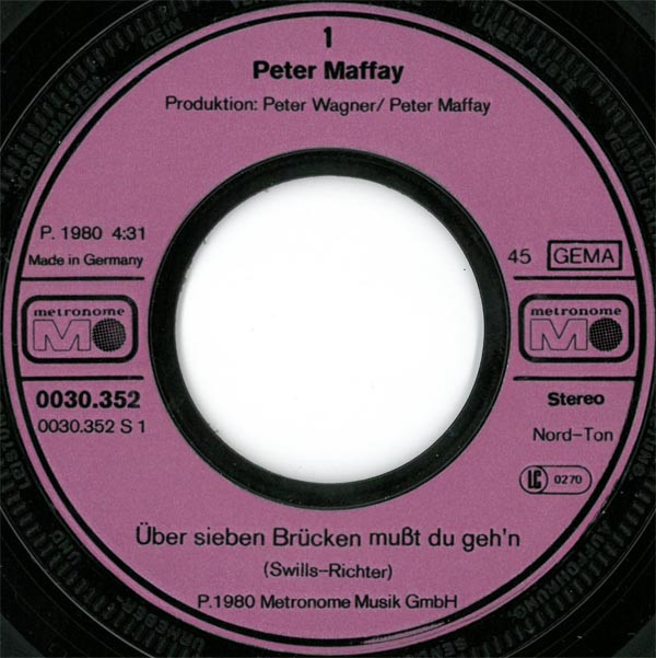 Peter Maffay - Über Sieben Brücken Mußt Du Gehn 3 Peter Maffay - Über Sieben Brücken Mußt Du Gehn