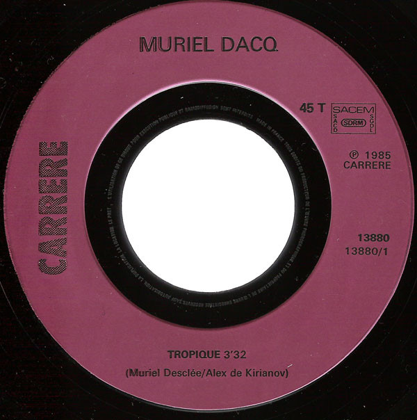 Muriel Dacq - Tropique 3 Muriel Dacq - Tropique