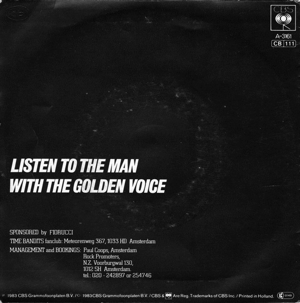 Time Bandits - Listen To The Man With The Golden Voice 2 Time Bandits - Listen To The Man With The Golden Voice