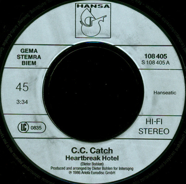 C.C. Catch - Heartbreak Hotel 3 C.C. Catch - Heartbreak Hotel