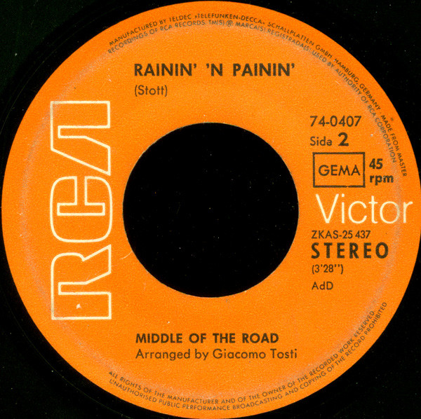 Middle Of The Road - Chirpy Chirpy Cheep Cheep 4 Middle Of The Road - Chirpy Chirpy Cheep Cheep