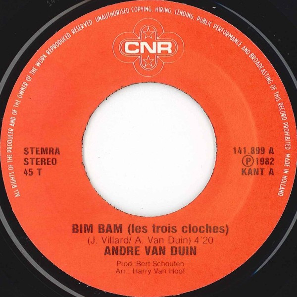 André van Duin - Bim Bam / Als Je Huilt 3 André van Duin - Bim Bam / Als Je Huilt