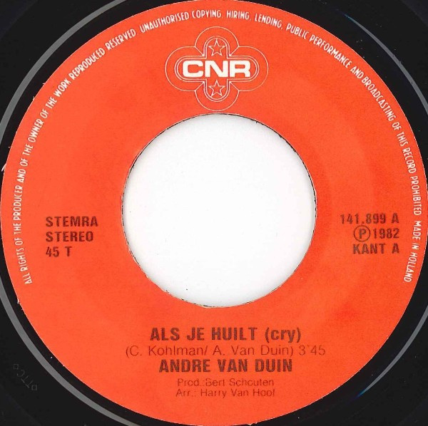 André van Duin - Bim Bam / Als Je Huilt 4 André van Duin - Bim Bam / Als Je Huilt