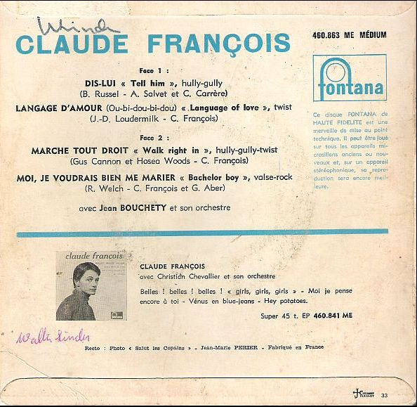 Claude François - Dis-Lui 2 Claude François - Dis-Lui